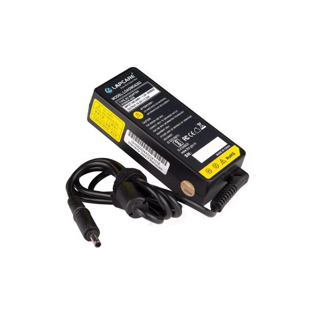 Lapcare Laptop Adapter Compatible For Dell 65w | 19.5v/3.34a | 4.5mm x 3.0mm view 4